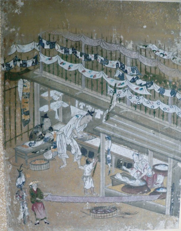 Katazome Stencil Dyeing Project