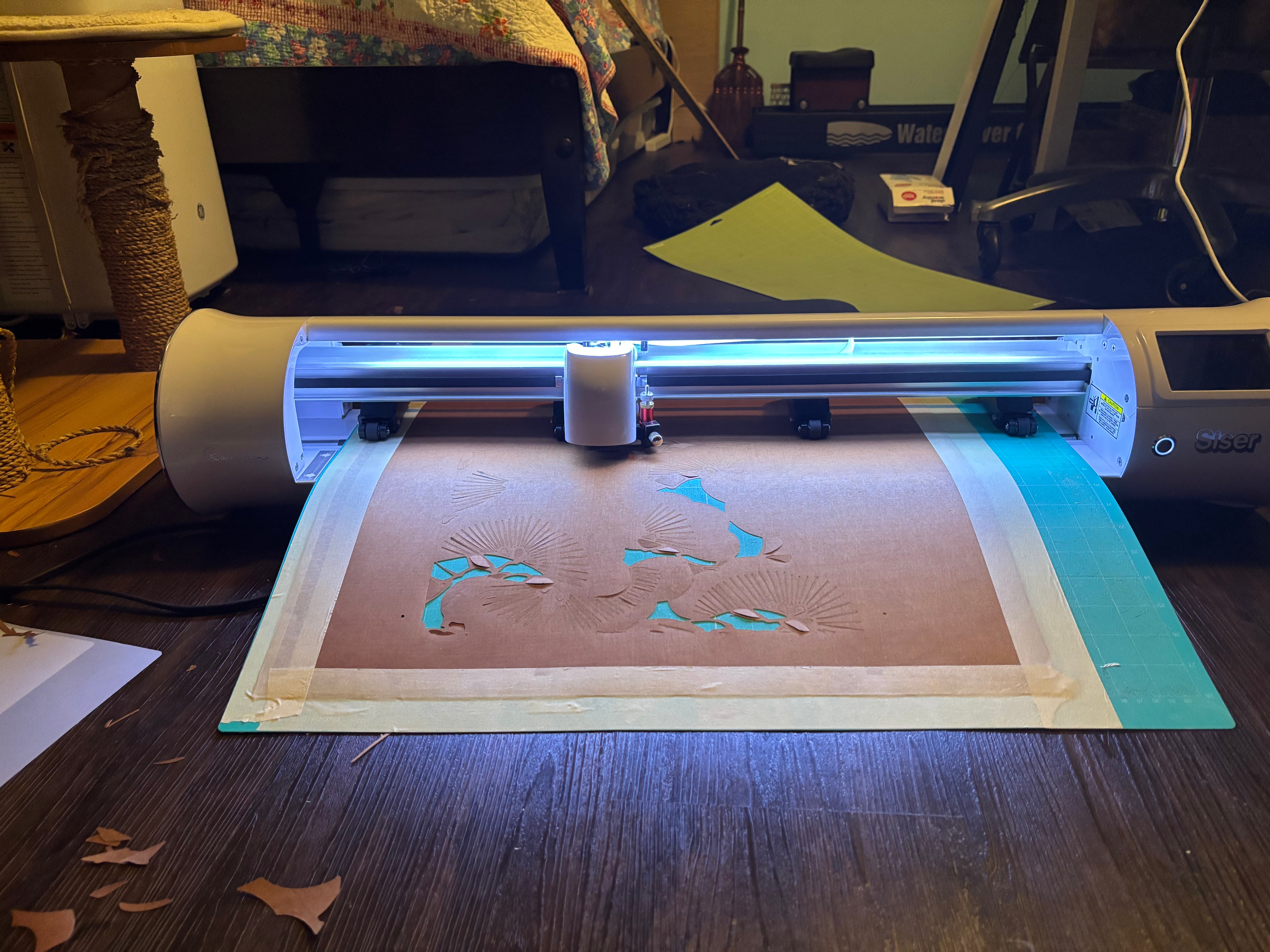 Cutting Katagami with a Siser Die Cutter